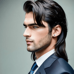Mullet Black Hairstyle profile picture for men